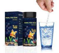 Bandelettes de test pour aquarium | Bandelettes de test rapides et précises | Kit de test d'eau d'aquarium rapide et facile pour surveiller la dureté du pH et plus encore