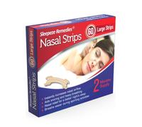 Bandelettes nasales l x60 | Dilatateur bandes nasal grand anti ronflement pour aider à breathe right | Ecarteur nasale et inhalateur nasal de qui soutient la congestion nasale, Lot de 60