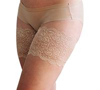 Bandelettes.Originale. Bandeaux de Cuisse élastique Anti-frottement pour Lui et pour Elle - Empêche Le frottement des Cuisses. Beige Dolce. F (XXX-Large 78-82cm)