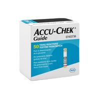 Bandelettes Réactives Accu-Chek Guide pour la mesure de la glycémie, 50 pièces,