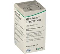 Accutrend Triglycerides Bandelettes Réactives 25 Pièces (11538144016)