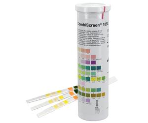 Bandelettes urinaires Combiscreen Plus (boîte de 100) - Bandelettes 10 paramètres