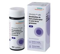 Bandelettes urinaires pour suivi de grossesse Clinistix URI Siemens