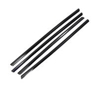 Bandeprotection Porte Bande D'étanchéité Noire Pour Fenêtre De Voiture, 4 Pièces, Pour Tesla Pour Model 3