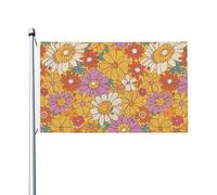Bandera Cadeaux de fleurs de marguerite d'été Pavillon Carnaval 3x5 FT | 2 œIllets Grande Drapeau Couleur Vive Bannière personnalisée Rue DéCo FêTe IntéRieur