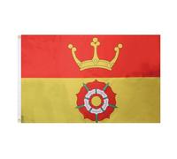 Bandera Comté De Hampshire, Nouveau Comté De Hants, Angleterre 2 Œillets Grande Drapeau Couleur Vive Drapeau Grand Pour Garden Intérieur Anniversaires 90X150Cm