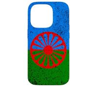 Bandera Drapeau Gitana en Forme de cœur - Drapeau International Roman Gitane Coque pour iPhone 14 Pro