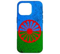 Bandera Drapeau Gitana en Forme de cœur - Drapeau International Roman Gitane Coque pour iPhone 16 Pro