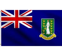 Bandera Îles Vierges britanniques, citoyen bleu des îles Vierges Grand | Drapeau IntéRieur 3x5 FT RéSistant Aux IntempéRie Bannière personnalisée LéGer Drapeau Double Face Supporters Bar
