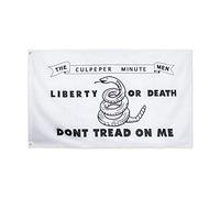 Bandera Minutemen De Culpeper Blancs Ne Marchent Pas Patriote Révolutionnaire Couleur Vive Grande Drapeau Résistant Aux Intempérie Drapeau Grand Pour Supporters Bar Rue Déco Fête 90X150Cm