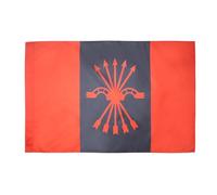 Bandera Phalange Espagnole De Las Jons Falangists Résistant Aux Intempérie Drapeau Double Face Fly Drapeau Grand Pour Fête Intérieur Jardin 90X150Cm