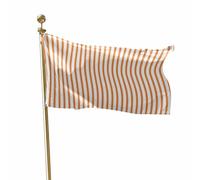 Bandera Rayures verticales orange, lignes parallèles, fines rayures