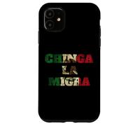 Bandera rétro Chinga La Migra Mexique Drapeau de l'Immigration ICE Coque pour iPhone 11