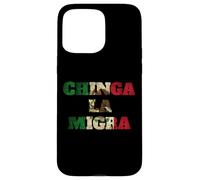 Bandera rétro Chinga La Migra Mexique Drapeau de l'Immigration ICE Coque pour iPhone 15 Pro Max