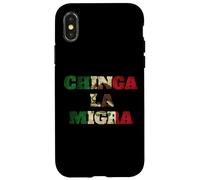 Bandera rétro Chinga La Migra Mexique Drapeau de l'Immigration ICE Coque pour iPhone X/XS