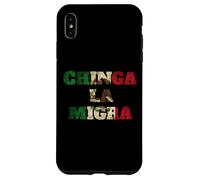 Bandera rétro Chinga La Migra Mexique Drapeau de l'Immigration ICE Coque pour iPhone XS Max