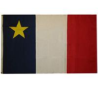 Bandera Tricolore acadien Pavillon Jardin 3x5 FT