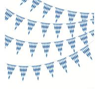 Banderole bavaroise de 10 m pour fête de la bière, convient pour diverses occasions et événements en plein air