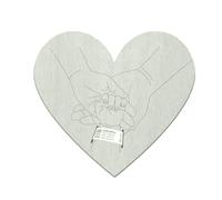 Banderole commémorative en bois pour naissance, nom et date de naissance, cadeau de fête prénatale, souvenir en bois