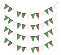 Banderole Fanions Triangle Tissu Résistant UV Extérieur(D)