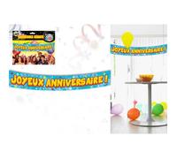 Banderole géante 'joyeux anniversaire'