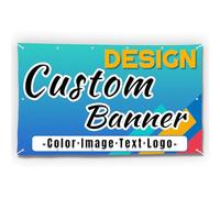 Banderole PersonnaliséE, Banderole PersonnaliséE Avec Texte/Photo/Design/Logo, Banniere Anniversaire Personnalisable, convient Pour Les Anniversaires, Les Remises de DiplôMes, Les Festivals, Les FêTes