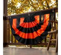 Banderole plissée pour Halloween avec 3 œillets
