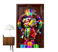 Banderole pour porte de carnaval - Décorations de bandes dessinées festives 90 x 180 cm, bannière de - Utilisation en école, magasin, cuisine, appartement, entrée, maison et salle de fêtes