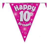 Banderole rose pour 10e anniversaire 10 ans