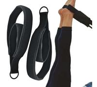 Bandes à double cycle | 2 pièces/ensemble Pilates sangliers à double cycle-invarié et parfaitement à double cycle réformateur Pilates, courroies à double circuit de yoga, noir