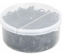 Bandes à tresser pour chevaux 500 pcs. noir silicone