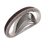 Bandes abrasives 10 pièces 15x452mm grain 40-600 abrasif for adaptateur de ponceuse M10(120)