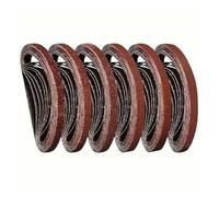 Bandes abrasives 330 x 10 mm (10/11 pièces) - Grain 60 à 800 Oxyde d'aluminium Adaptateur for ponceuse Outils abrasifs for polisseuse pour Ponceuses à Bande(10pcs 100Grits)