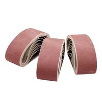 Bandes abrasives 40x303mm.Bande abrasive pour polir le métal, le bois. Granulométrie 3x40/80/120/180/320,Set de bandes abrasives,|pour ponceuses à bande |ponceuses à main Bande abrasive 15 pièces