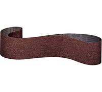 Bandes abrasives 49454, bande abrasive de 100 x 920 mm, granulosité de 80, 10 pièces, Klingspor CS 310 X, 123931