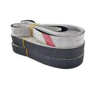 Bandes abrasives, 5 pièces 1 "X 30" bande abrasive en carborundum 25x762mm bande abrasive polissage du métal, du bois. Écran de ponçage à bande abrasive de 25 mm, 762 mm(P80 100 180 320 400)