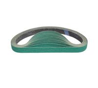 Bandes Abrasives 762x25.0mm, Ceinture De 1x30 Pouces Pour Ponceuse Bande | Bandes de ponçage Céramique P36 - AO P1500, A3 - A65, Zircone, Feutre(Green-p80)
