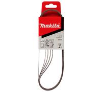 Bandes abrasives 9x533 mm rouge pour bois et métal Grain 120 (5 pcs) - MAKITA P-43290