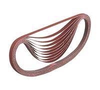 Bandes abrasives 9x533 mm rouge pour bois et métal Grain 120 (10 pcs) - MAKITA A-34481