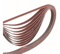 Bandes abrasives 9x533 mm rouge pour bois et métal Grain 120 (10 pcs) - MAKITA A-34481