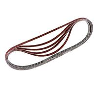 Bandes abrasives 9x533 mm rouge pour bois et métal Grain 40 (5 pcs) - MAKITA P-43256