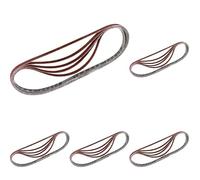 Bandes abrasives 9x533 mm rouge pour bois et métal Grain 40 (5 pcs) - MAKITA P-43256 (Lot de 5)