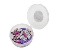 Bandes abrasives à ongles multicolores Anneaux de sable abrasif Convient pour perceuses électriques Outils de manucure Roulements de montage