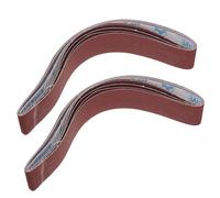 Bandes abrasives, Bandes abrasives 10 pièces grain 40-1000 40x740mm for meuleuse d'angle accessoire de ponceuse à bande(400 Grit)