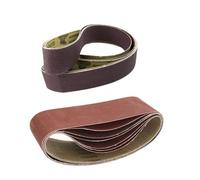 Bandes abrasives en alumine et zircone fondue, 50 x 1220 mm/75 x 533 mm, for bois, métal tendre, polissage, 1 pièce(75x533mm P120)