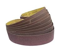 Bandes abrasives for ponceuse à bande, 10 pièces 915 x 50 mm, grain 60-600, for le meulage et le polissage du bois et des métaux tendres (60#)(400#)