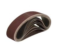 Bandes abrasives, Lot de 10 bandes abrasives 330 x 30 mm for ponceuse à bande, grain 1000, for bois, métal, polissage, papier de verre(600#)