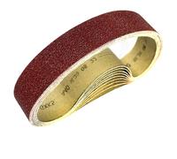 Bandes abrasives Lot de 10 bandes abrasives 686 x 50 mm for le polissage du bois et des métaux tendres, 2 27 pouces, grain P40-1000, accessoires for meuleuse pour Polissage(10PCS 40 Grit)