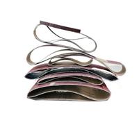 Bandes abrasives, Lot de 10 bandes abrasives 760 x 25 mm P40-P1000 for le meulage, le polissage et le polissage du bois et des métaux tendres(100 Grit)