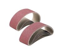 Bandes abrasives, Lot de 5 bandes abrasives 75 x 533 mm, grain 40/60/80/120(5pcs Grit 120)